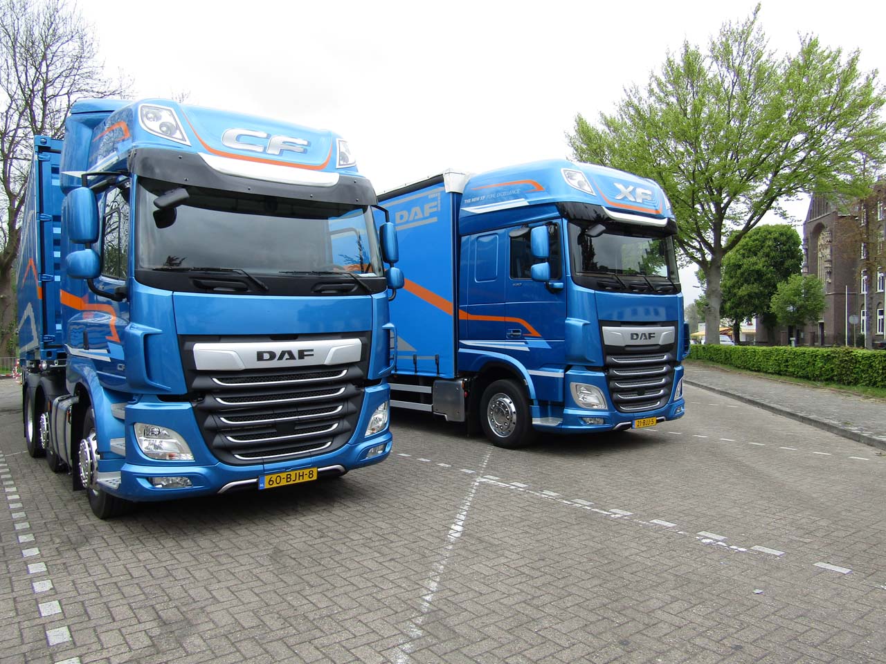 Al volante de los nuevos DAF XF y CF 2017 por la Región de Maastrich