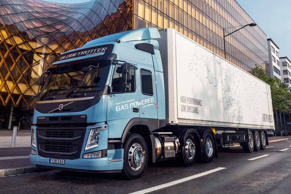 Los camiones Volvo GNL al nivel de un diésel