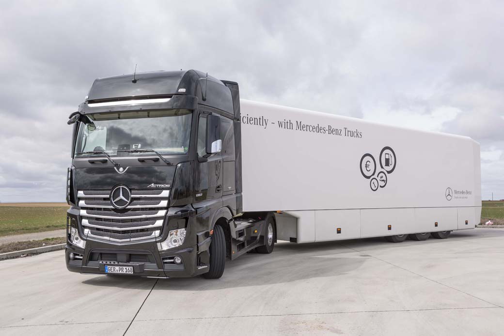 Prueba Mercedes Benz Actros 1863 LS Euro 6c GigaSpace