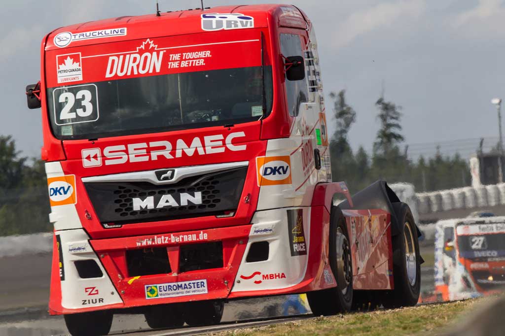 Albacete pelea por el segundo lugar en el Campeonato de Europa de Camiones