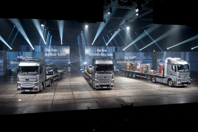 Espectacular lanzamiento del Mercedes Benz New Actros Euro 5 y Euro 6