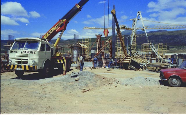 La edificación de centrales eléctricas fue un gran polo de actividad en el Bierzo.