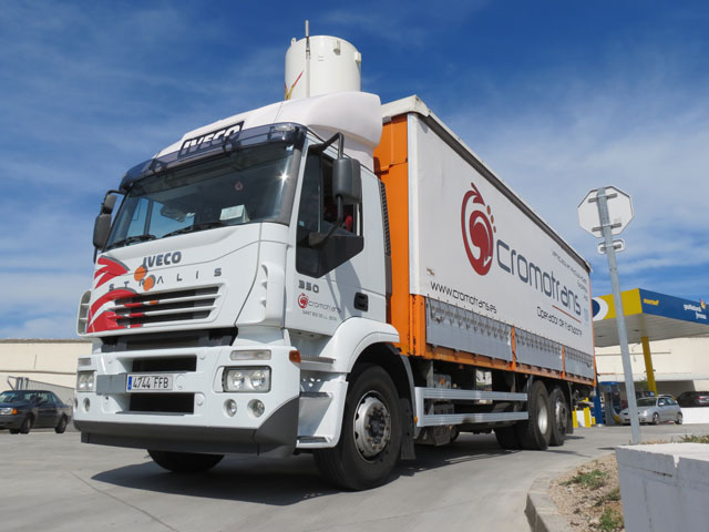 Un día con Cromotrans y su Iveco Stralis Dual-fuel