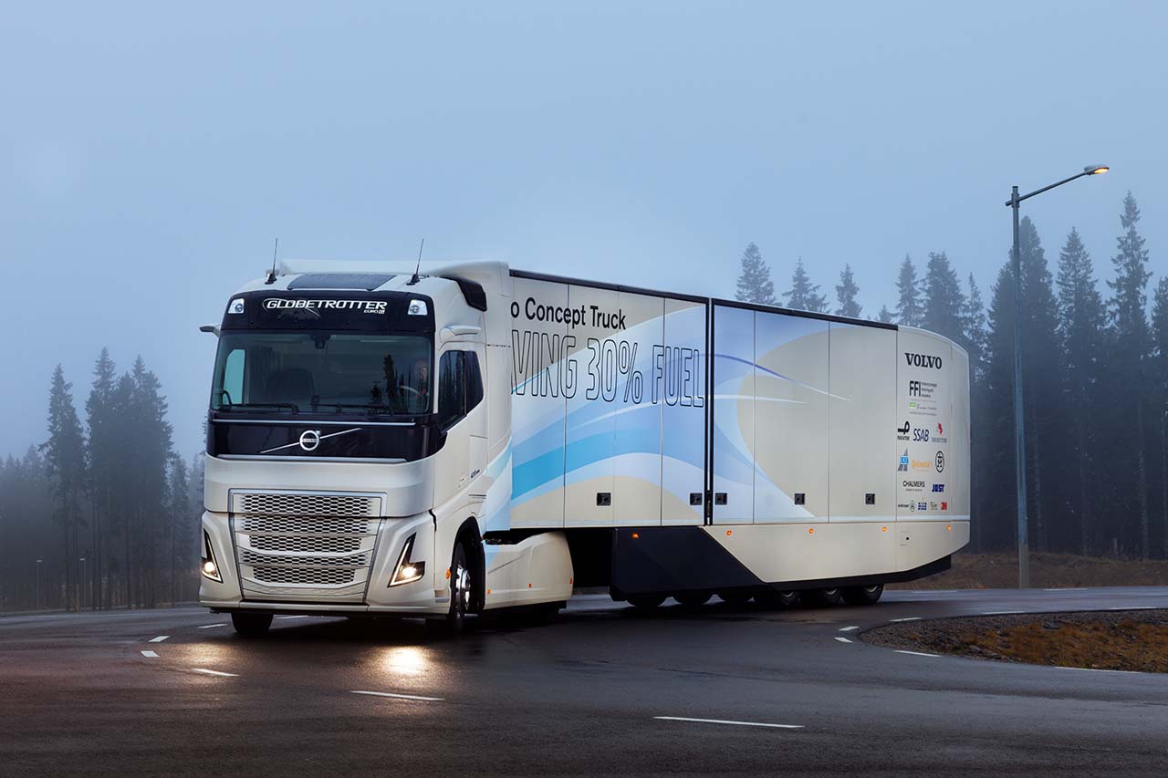 Volvo Concept Truck: híbrido pesado para el largo recorrido