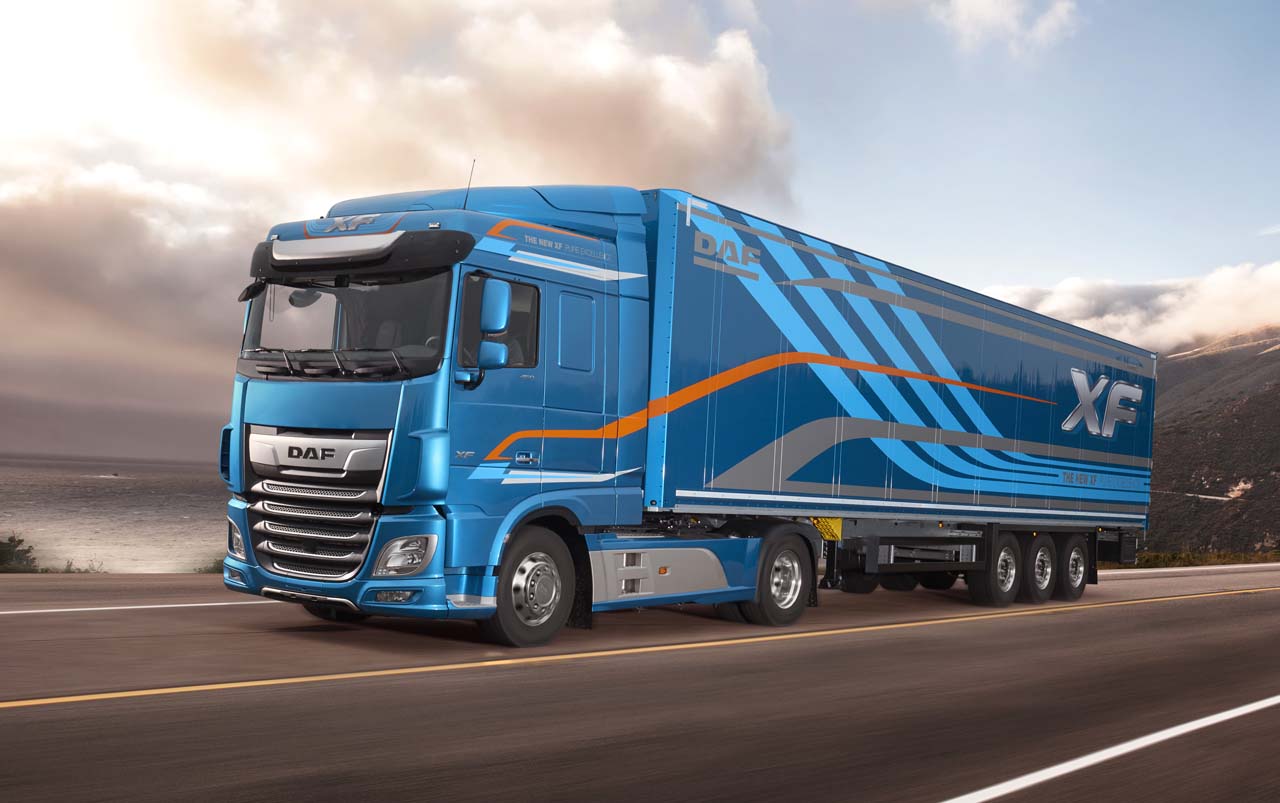 El DAF XF versión 2017 ahora con hasta 530 CV.