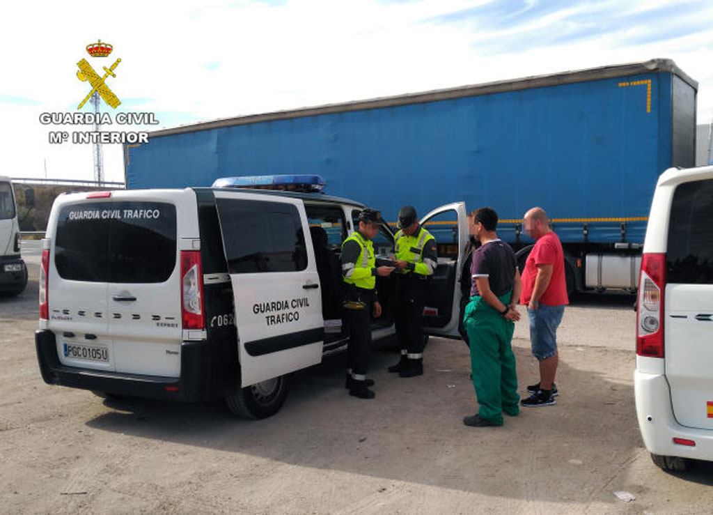 Camioneros drogados Murcia