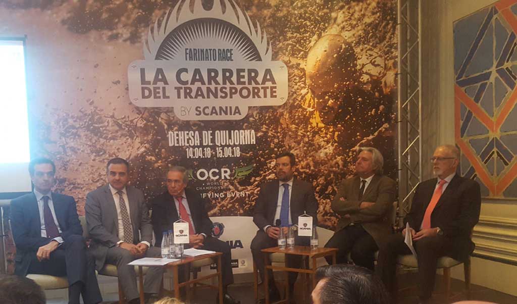 Rueda de prensa sobre los hábitos de los transportistas