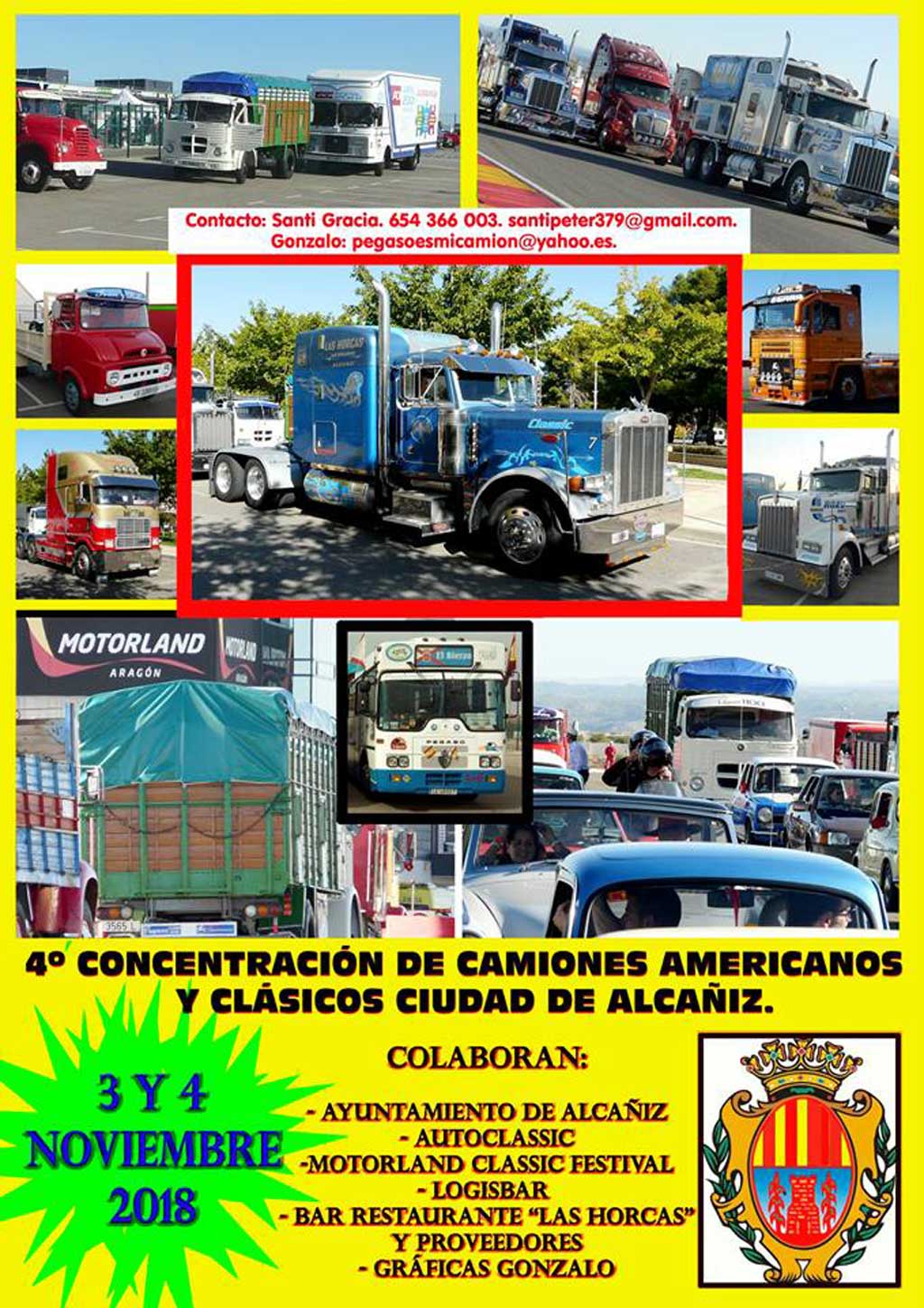 Cartel de la Concentración de Americanos y Clásicos