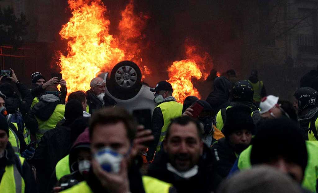 Chalecos amarillos en Francia