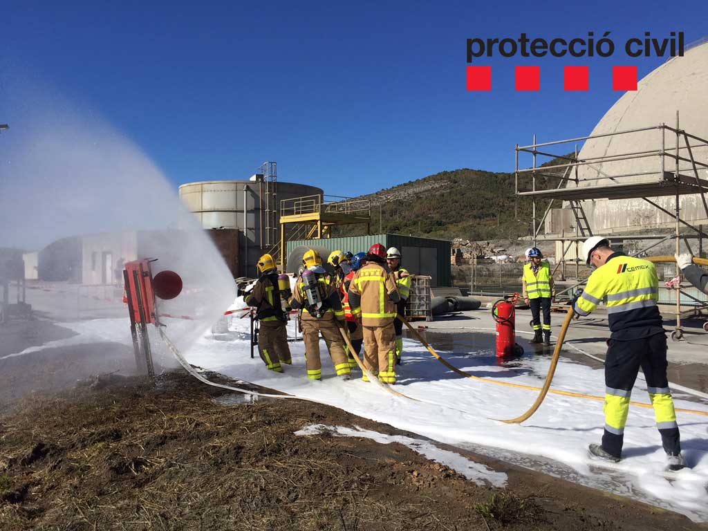 Simulacro de incendio