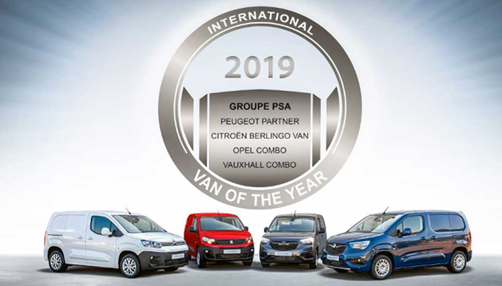 El Grupo PSA gana el premio International Van of the Year 2019