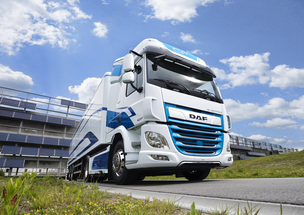 DAF Trucks exhibirá el nuevo DAF CF Electric Innovation truck durante el próximo Salón IAA 2018.