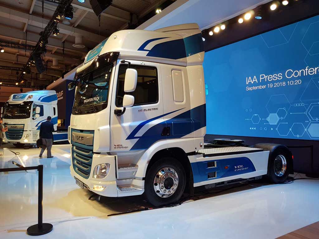 DAF eléctrico e híbrido