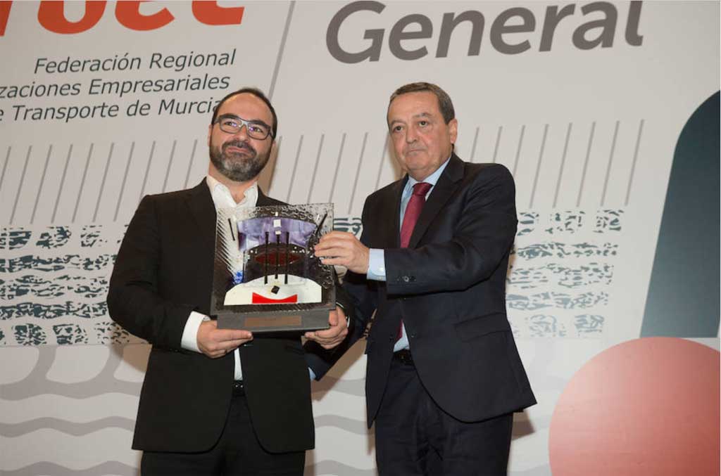 Entrega del premio a Miguel Ángel López, Andamur