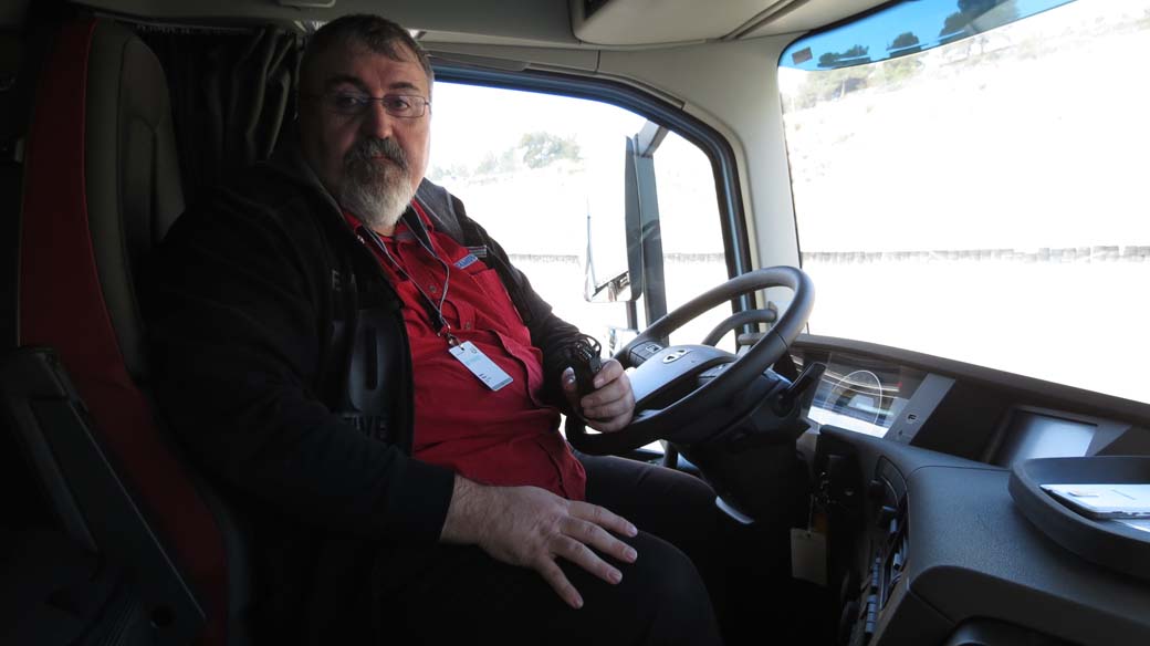 Al volante del Volvo FH 460 GNL con 40 toneladas las sensaciones fueron cien por cien positivas.