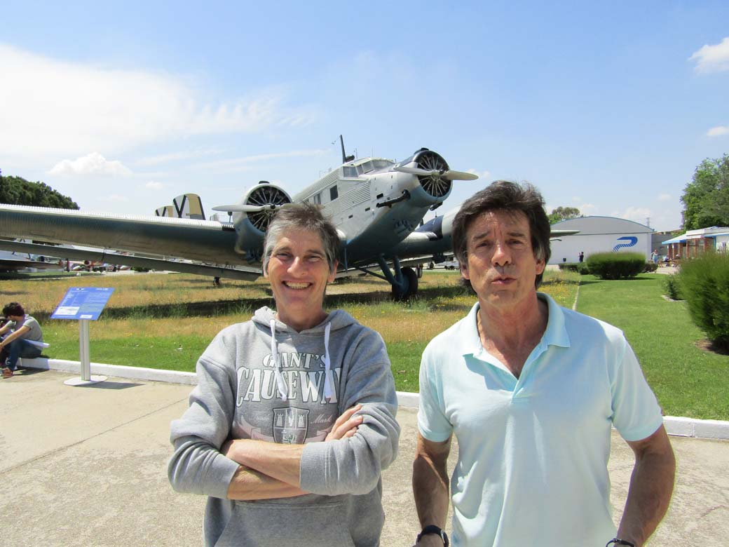 Miguel y José Manuel, dos amigos encamion@utas con quienes coincidimos en el Museo de Cuatro Vientos.