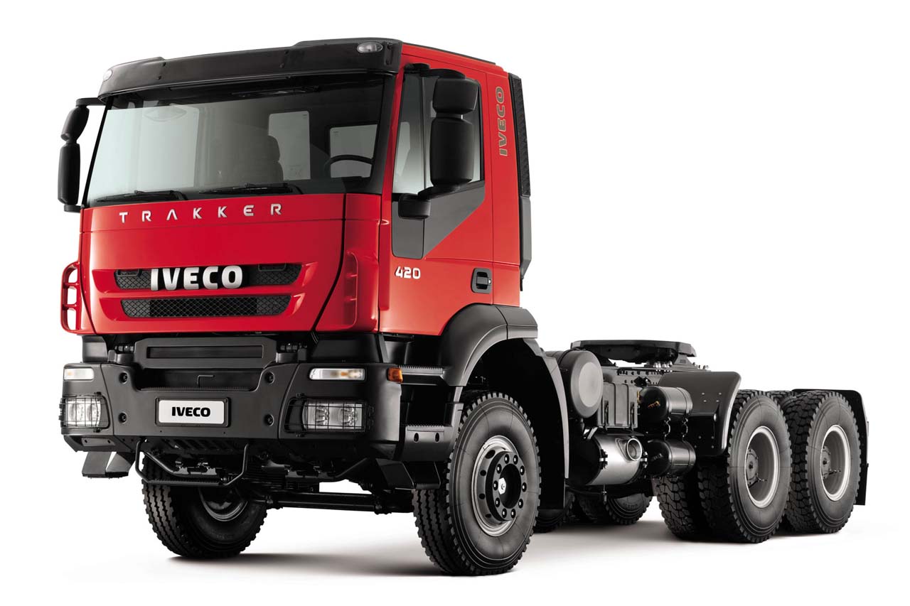 En países con carreteras en peor estado los Iveco Trakker se utilizan para transporte pesado de larga distancia.