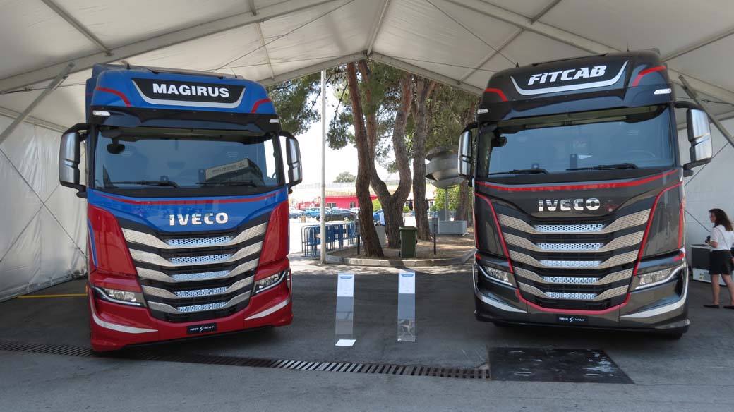 En el lanzamiernto de los nuevos IVECO S-WAY la marca ofrece dos series limitadas con equipamiento especial. En el primer caso la personalización se centra en Magirus y la Fit Cab ofrece un completo gimnasio.