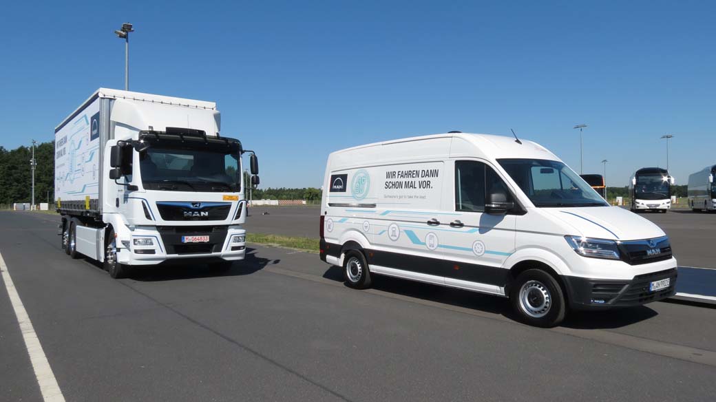 MAN Truck & Bus ya dispone de furgones y camiones de tonelaje medio con mecánica eléctrica cero emisiones.