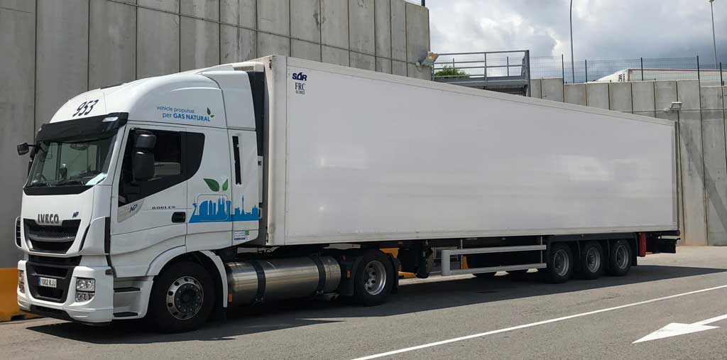 Iveco Stralis NP de gas natural para AT Robles