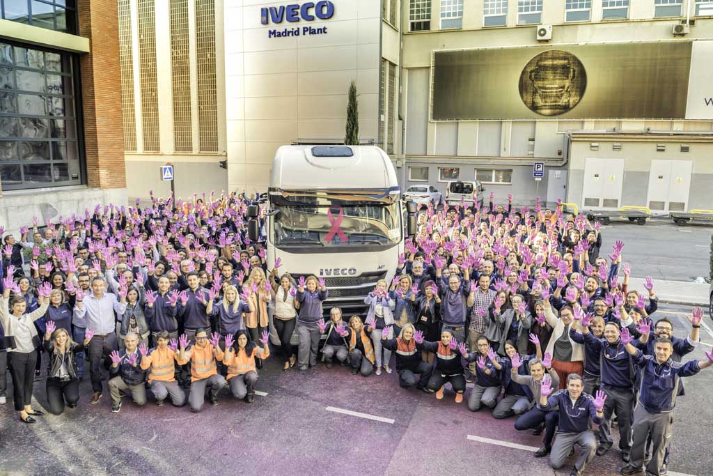 Iveco con la lucha contra el cáncer de mama