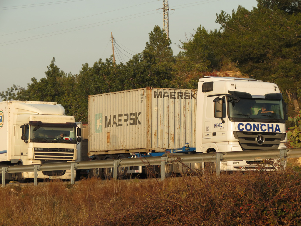 El transporte involucrado en el cambio