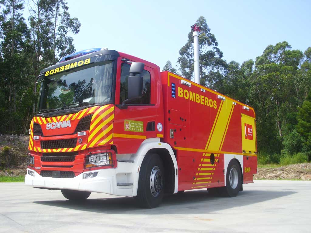 Camión de bomberos Scania