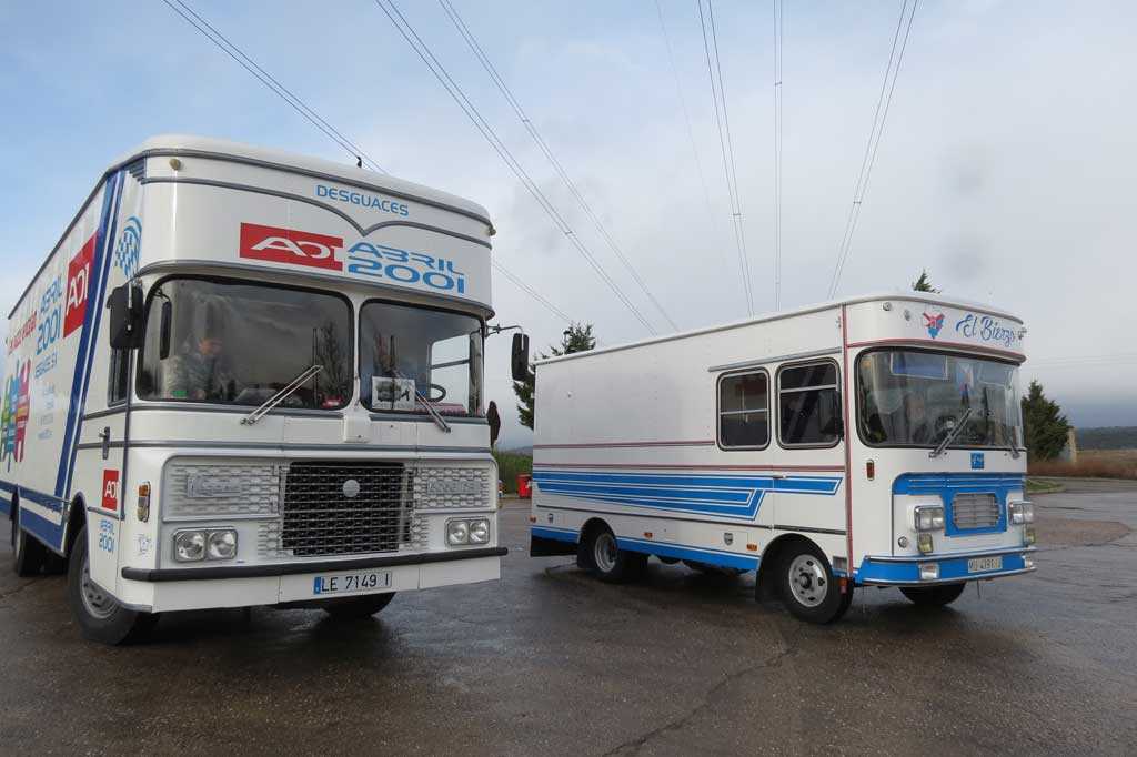 Grandes furgones capitoné