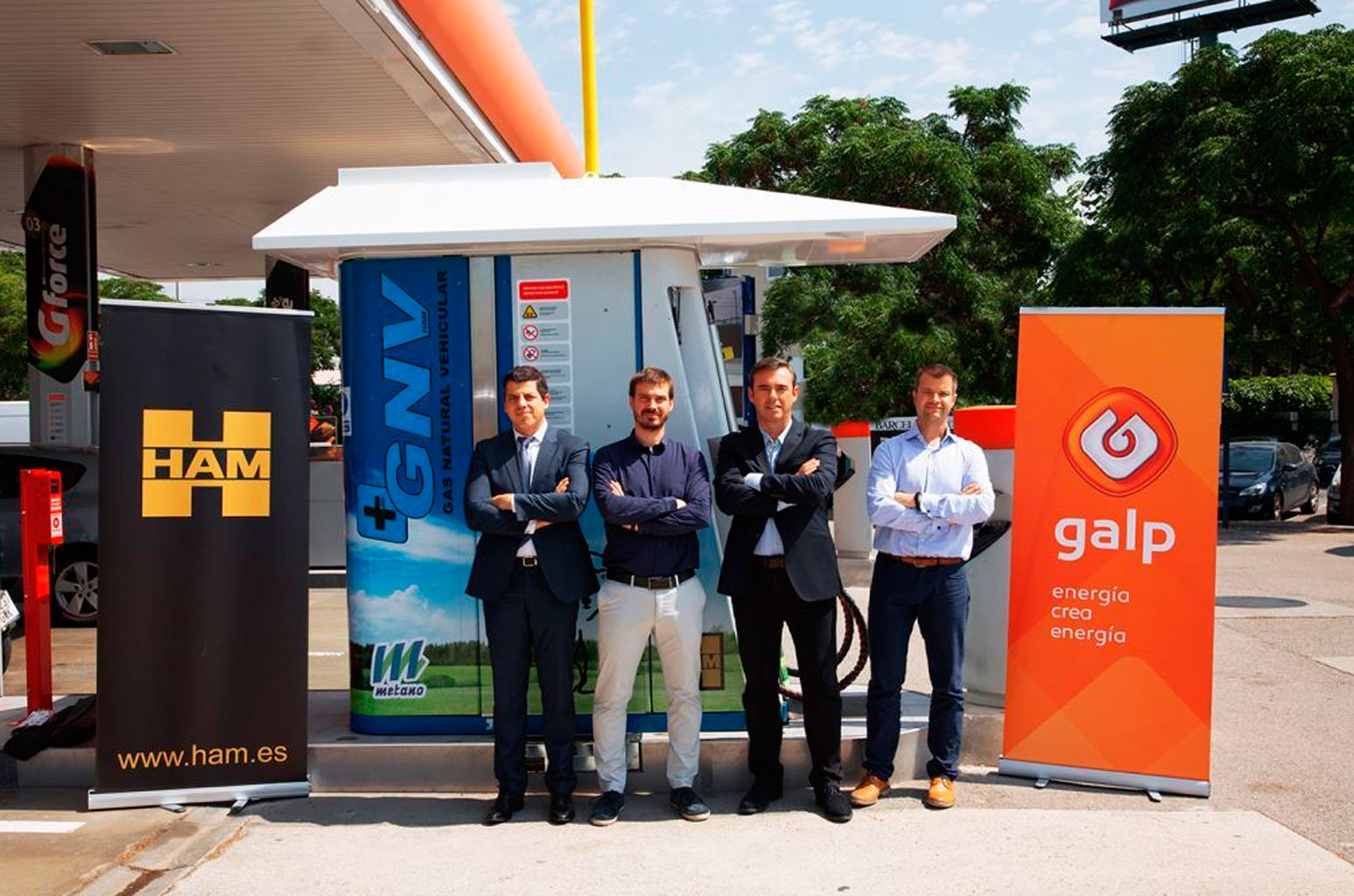 Galp inaugural su primer punto de Gas Natural