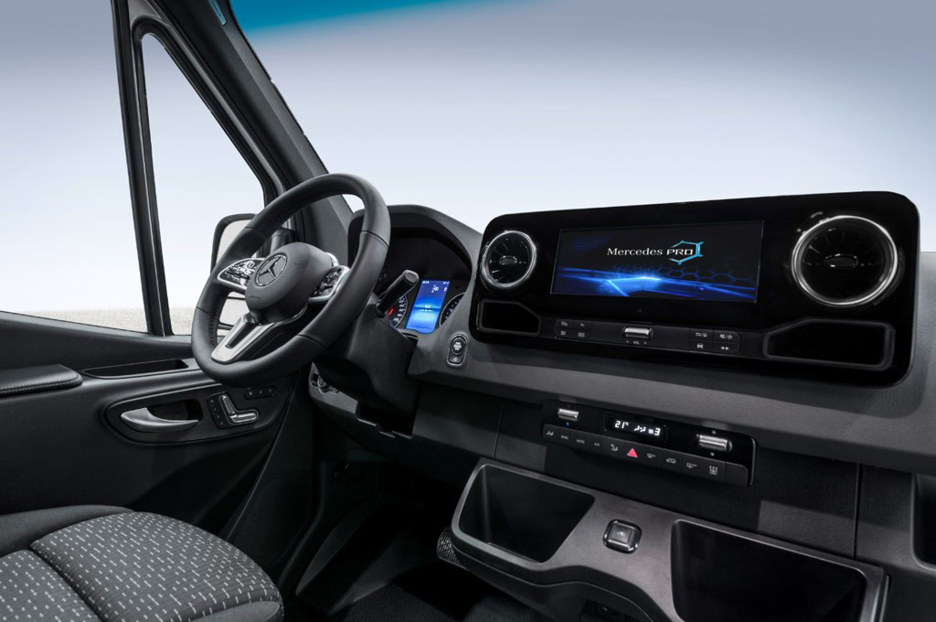 Interior del nuevo Mercedes-Benz Sprinter