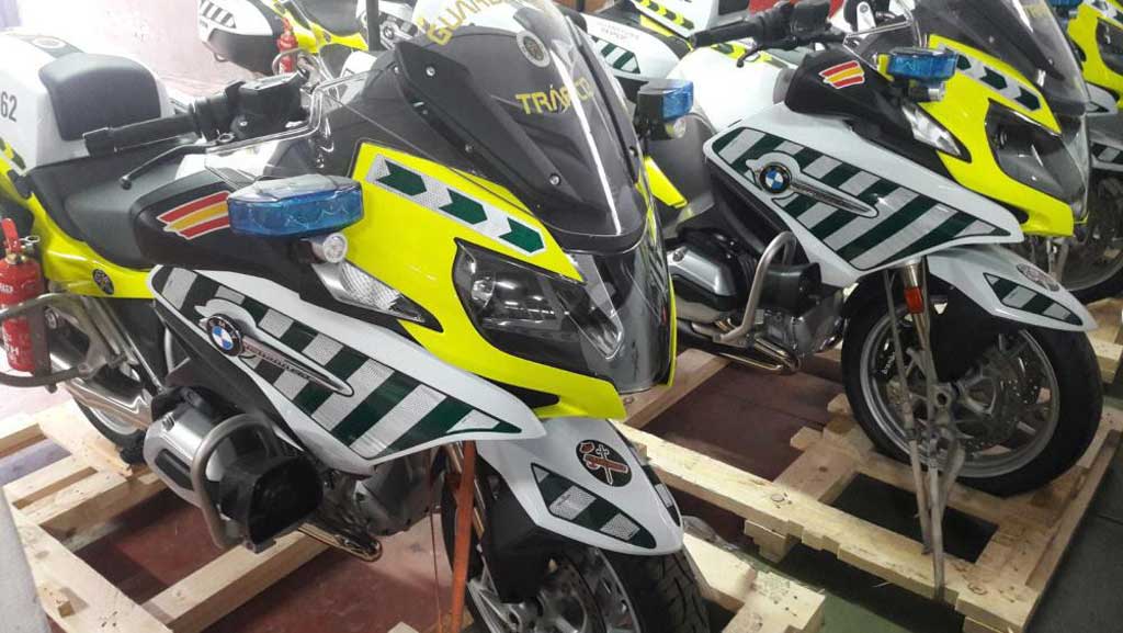 Motos radares Guardia Civil Pontevedra