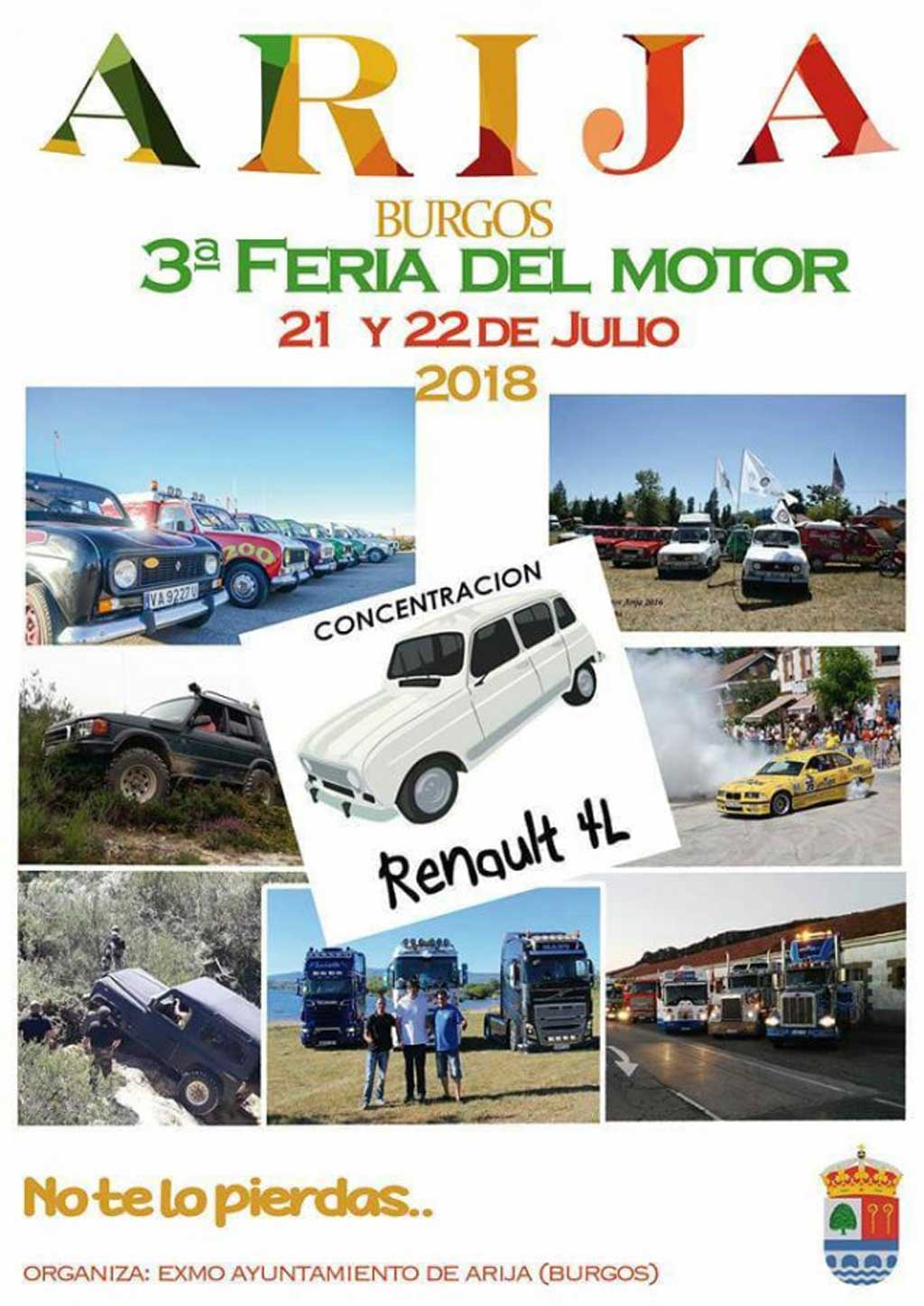 Cartel de la Feria del Motor de Arija