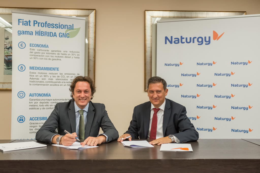 Colaboración entre Naturgy y Fiat Professional