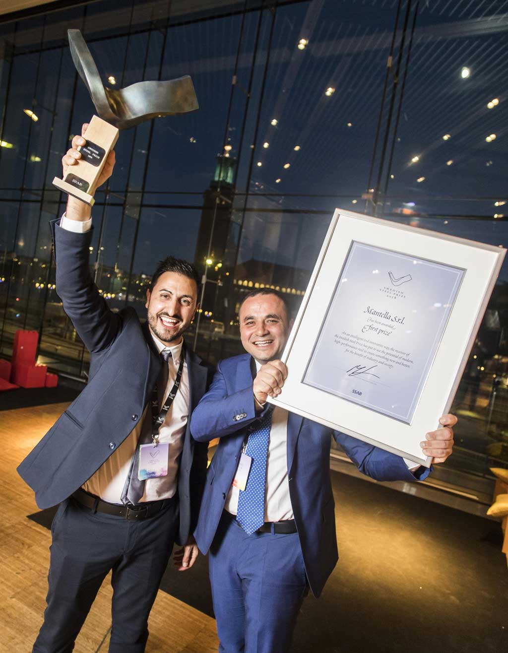 Ganadores del Swedish Steel Prize