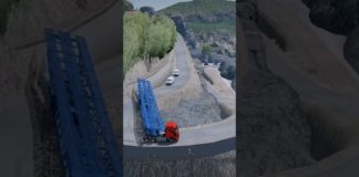 Locura al volante de un Transporte Especial descenso de montaña