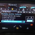 Menú del ordenador de abordo Ford F-MAX.