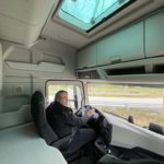 Al volante del F-MAX nos agrada la amplitud de su cabina.