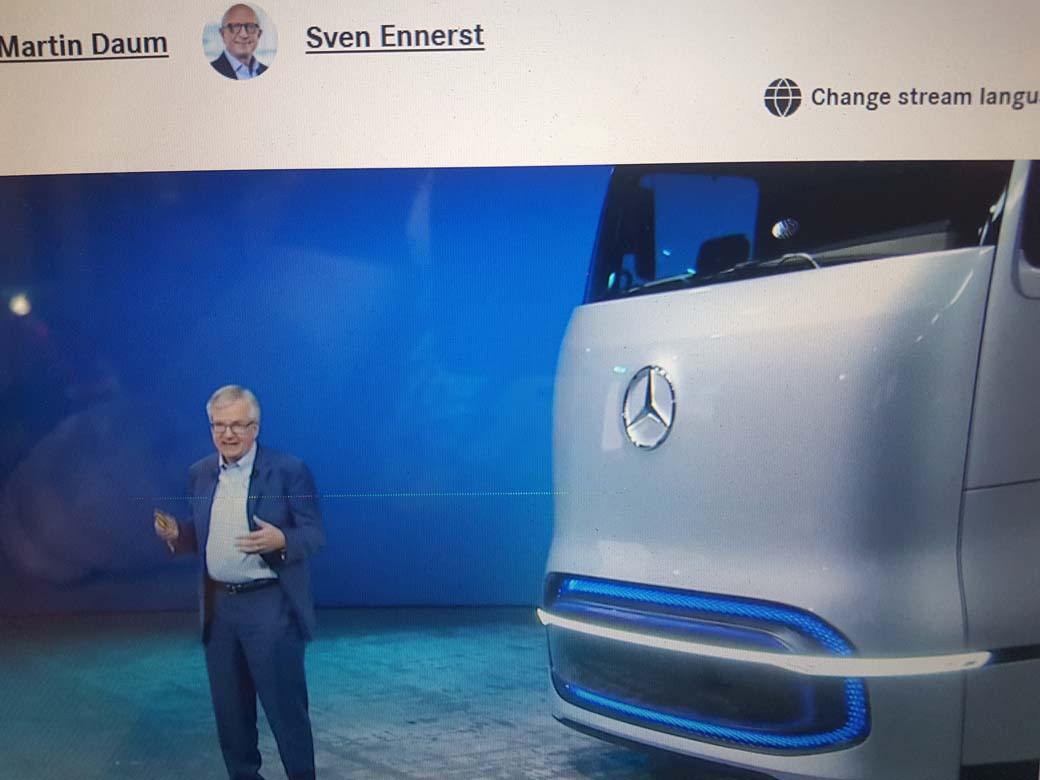 Martin Daum CEO de Daimler Trucks nos presenta el futuro camión a Hidrogeno de Mercedes Benz Trucks. (Future Hydrogen Truck Fuel Cell).