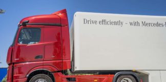 Prueba Mercedes Benz Actros 1851 LS 2020 Euro 6 Campeón en Consumos Tractora Mercedes Benz Actros 1851 LS BigSpace Euro 6 campeón del ahorro de combustible.