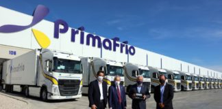 Grupo Primafrio recibe las primeras unidades de los Volvo FH con I-Save Entrega de Volvo Trucks a Grupo Primafrio