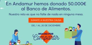 Andamur activa el reto solidario Mucho por Compartir Andamur activa Mucho por Compartir