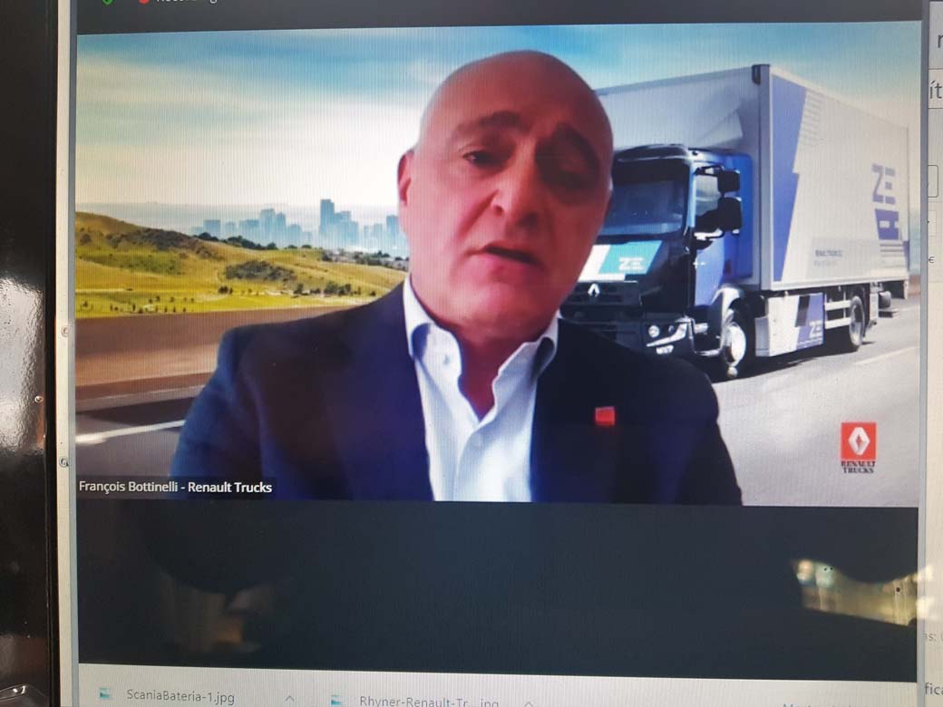 François Bottinelli CEO de Renault Trucks en España.