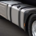 La nueva distancia entre ejes, disponible en el F-MAX, de 3,75 metros se aprovecha para ofrecer depósitos mayores de gasóleo con 1.350 l de capacidad total.