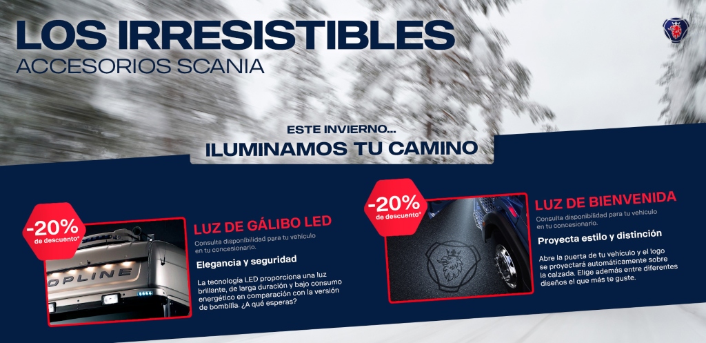 Scania lanza campañas de accesorios